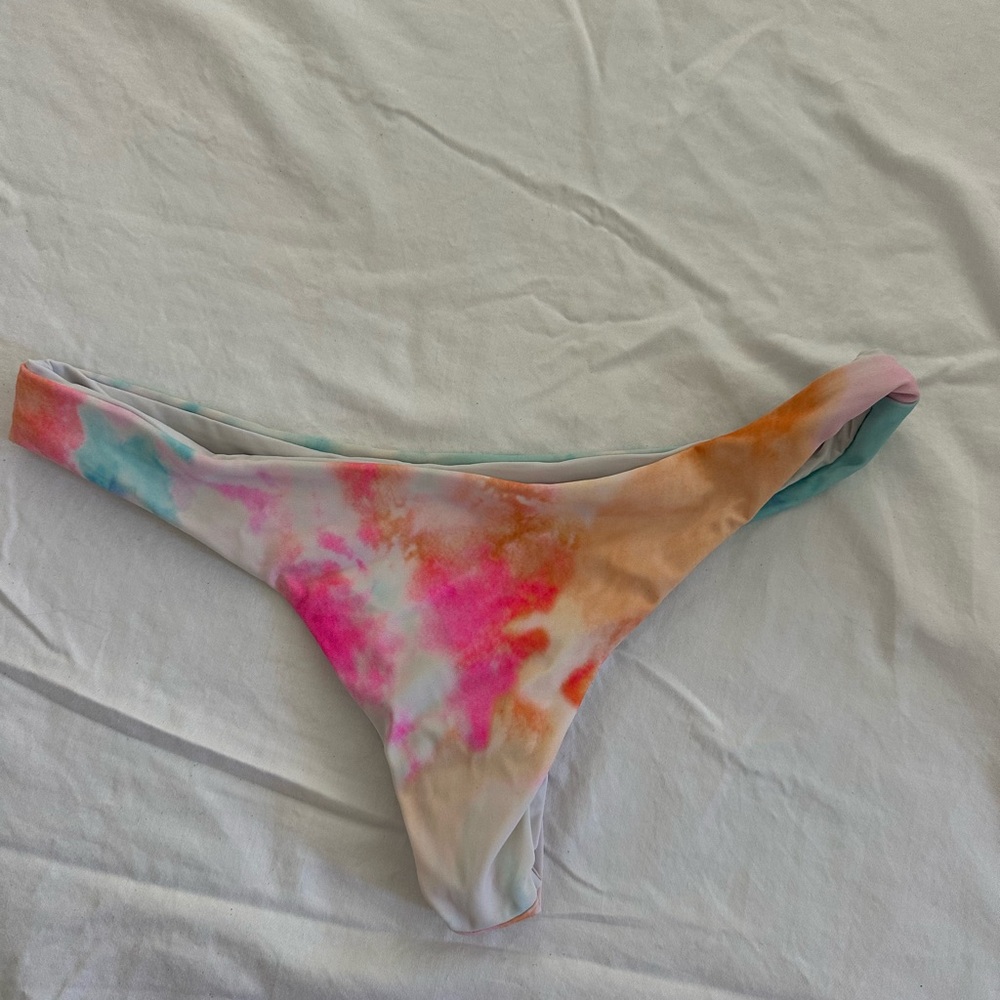 Pink and Orange Bikini Swimwear with Dreamy Gradient Effect